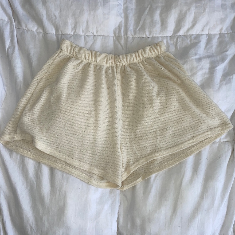 terricloth high waist shorts